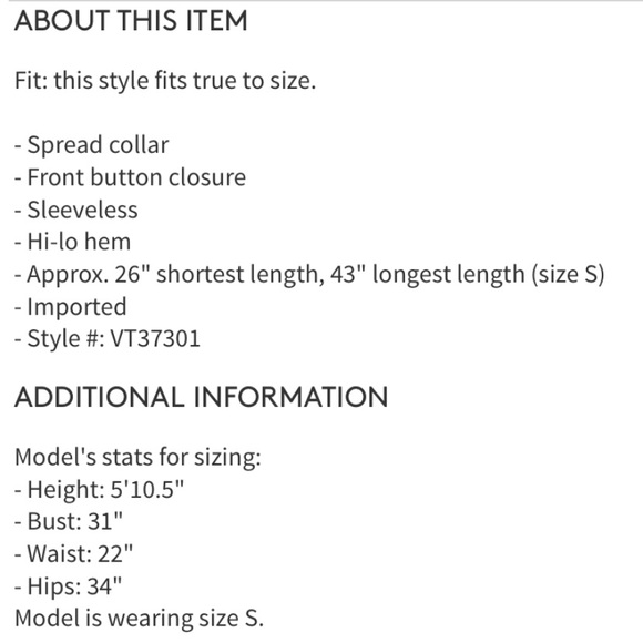 Vertigo Sleeveless Woven Tunic - Picture 3 of 3